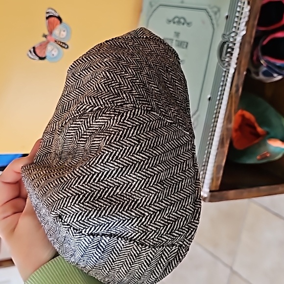 Wonderful Fashion Men’s Flat Cap Tweed Wool Blend Hat - Picture 5 of 6